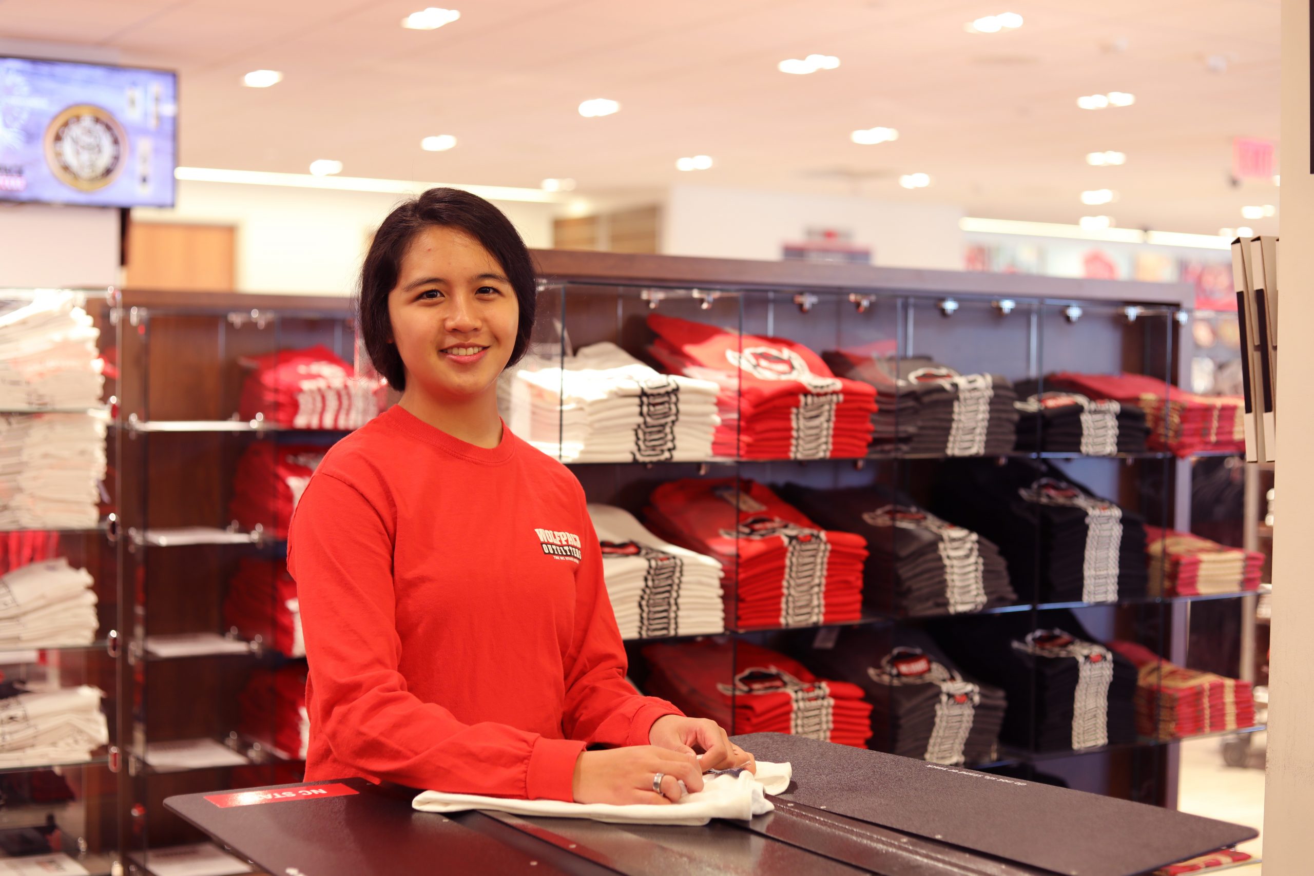 Photo of summer student worker
